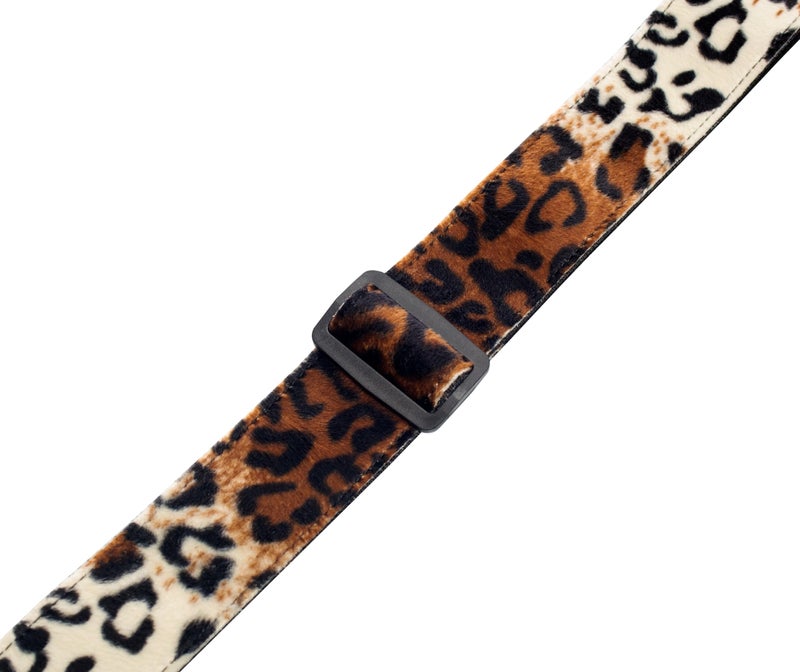Levy's MSSF8 Faux Fur Guitar Strap - Lynx - Image 4